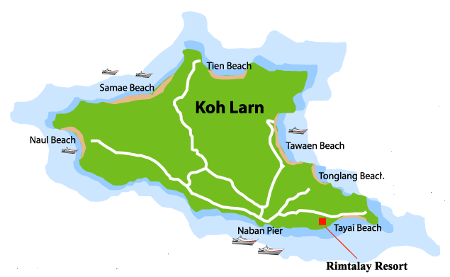 Ko Lan xaritasi
